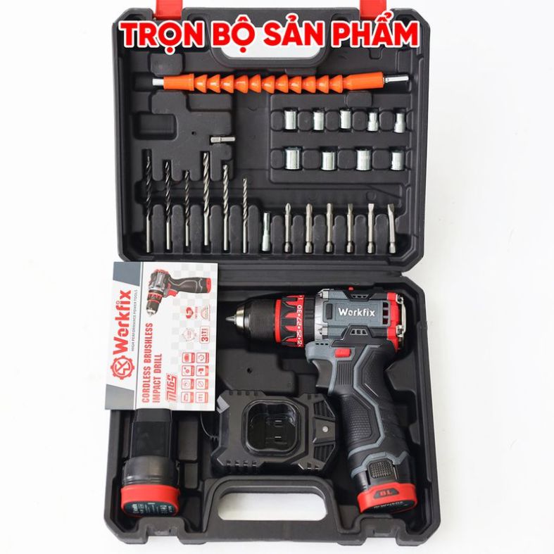 Máy khoan Pin Workfix WF-ID1610BL