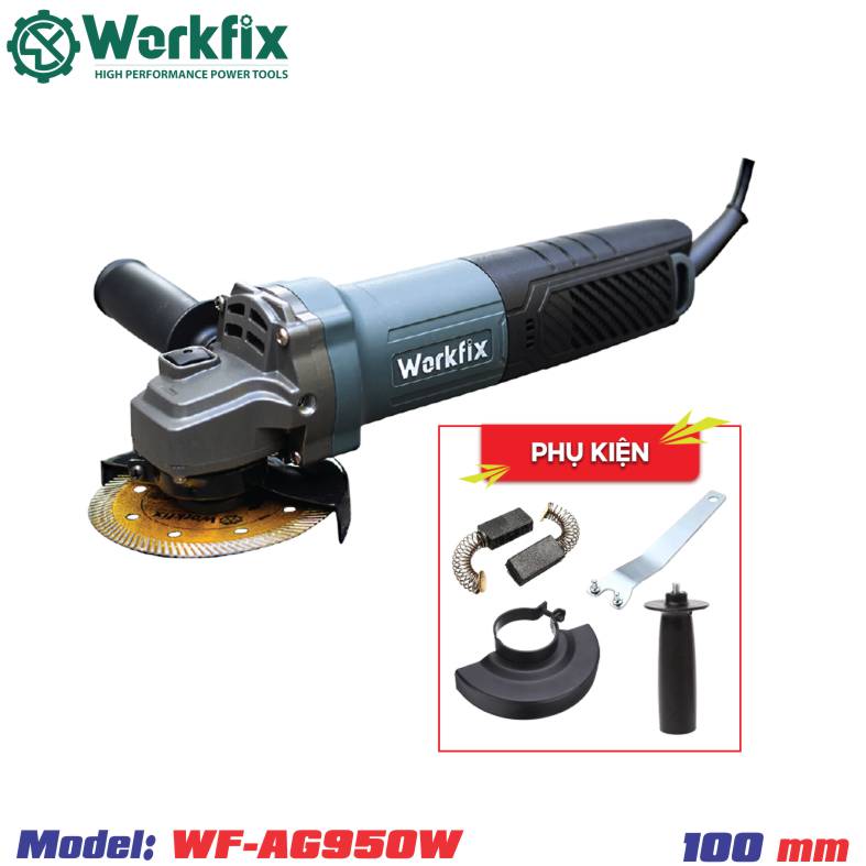 Máy mài góc điện cầm tay Workfix WF-AG950W