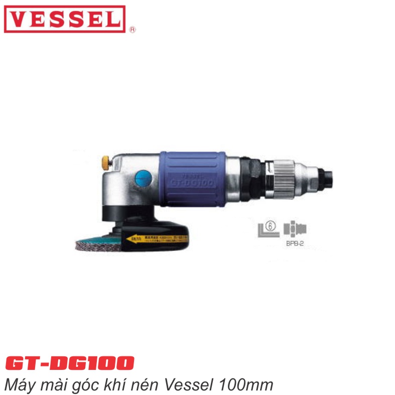 Máy mài góc dùng hơi Vessel GT-DG100