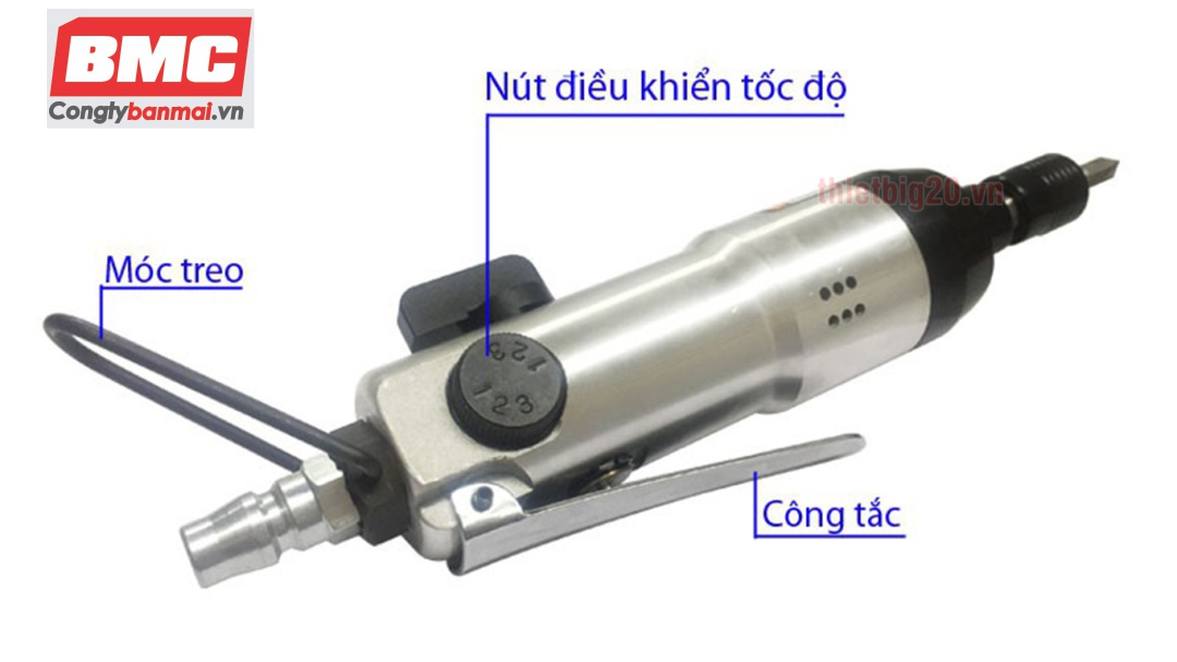 Máy mở ốc thảng dùng hơi TOP PAA-30001Q
