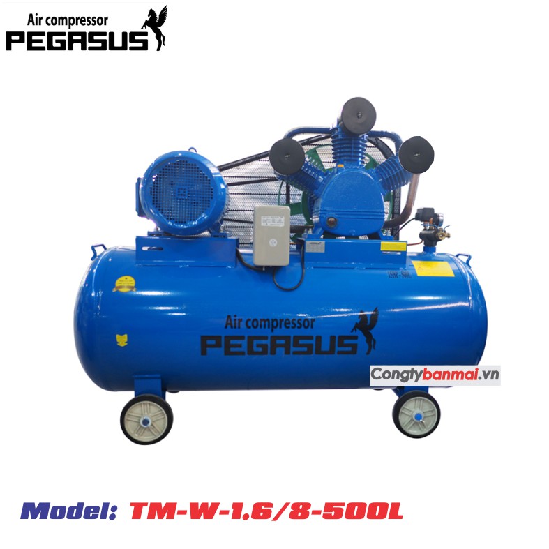 Máy nén khí dây đai Pegasus công suất 15 HP TM-W-1.6/8-500L