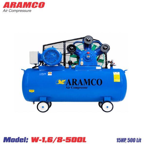 Máy nén khí Aramco 15 HP W-1.6/8 -500L, 500 lít
