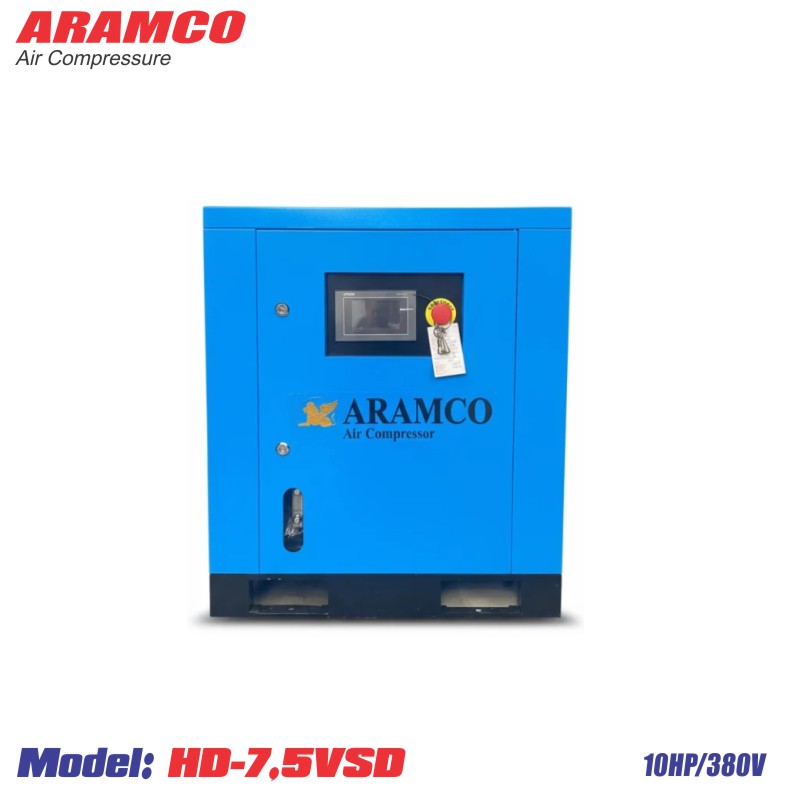 Máy nén khí trục vít biến tần Aramco HD-7,5VSD, 10HP