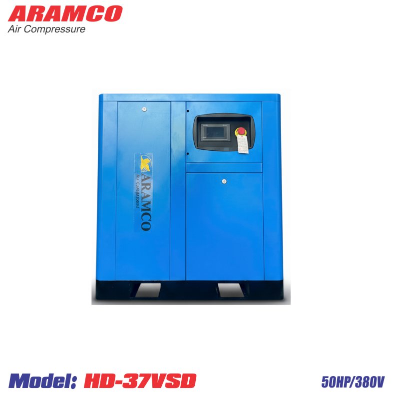 Máy nén khí trục vít biến tần Aramco HD-37VSD, 50HP