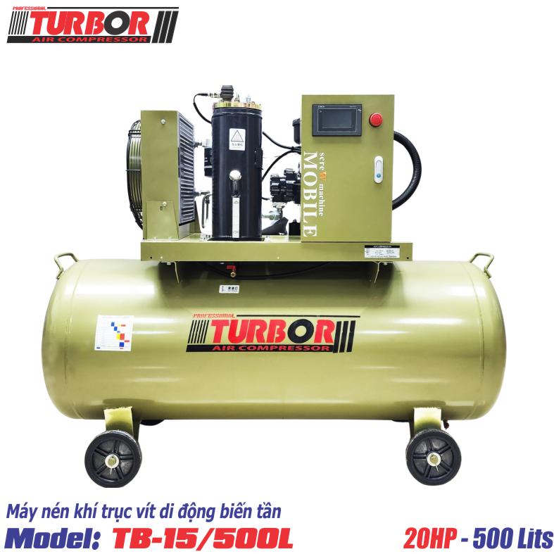 Máy nén khí trục vít biến tần TurBor TB-15/500L 20HP