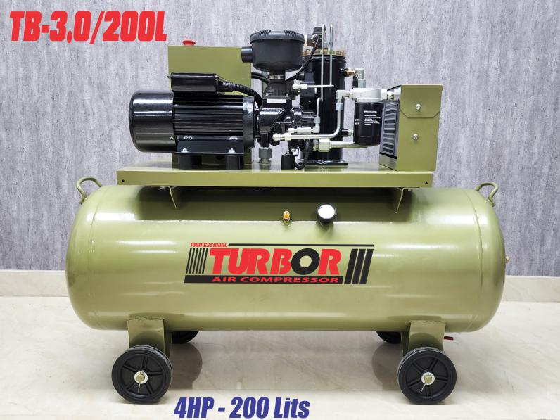 Máy nén khí trục vít di động mini  TurBor TB-3.0/200L 4HP