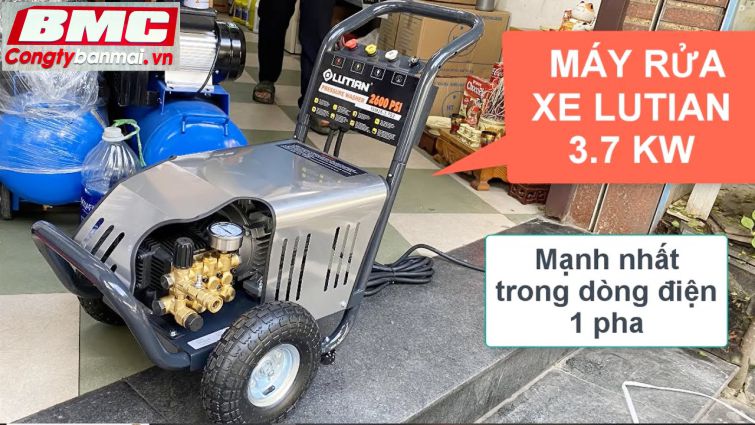 Máy rửa xe áp lực cao Lutian 3,7Kw 15M26-3.7T4