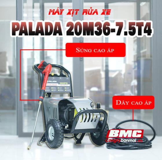 Máy rửa xe Palada 20M36-7.5T4 công suất 7,5 Kw
