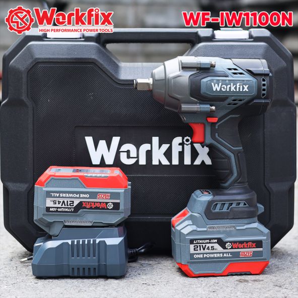 Máy siết bu lông dùng pin Workfix WF-IW1100N