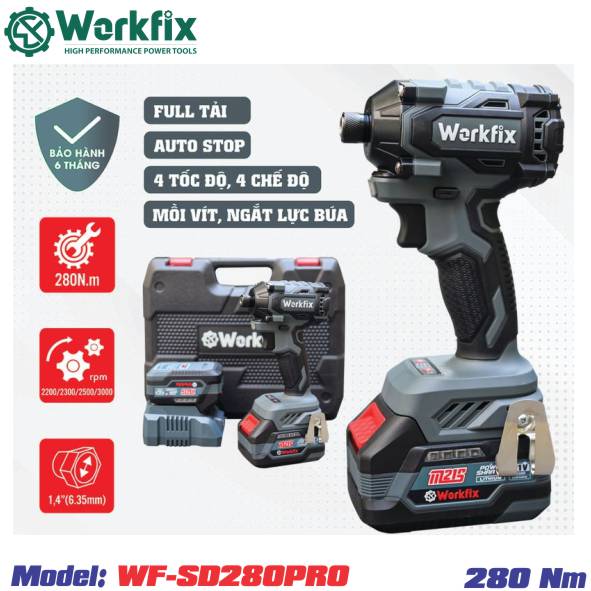 Máy siết vít dùng Pin Workfix WF-SD280PRO