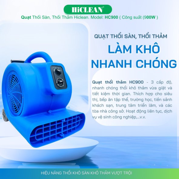 Máy thổi sàn HiClean HC900