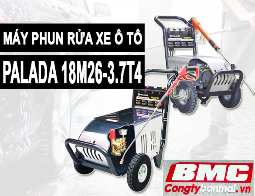 Máy xịt rửa xe Palada 18M26-3.7T