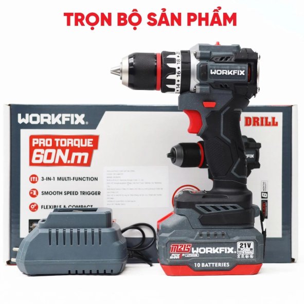 mua máy khoan pin Workfix WF-ID6013M