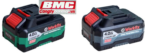 mua Pin 10 Cell Plus 21V-4.0Ah workfix tại công ty ban mai