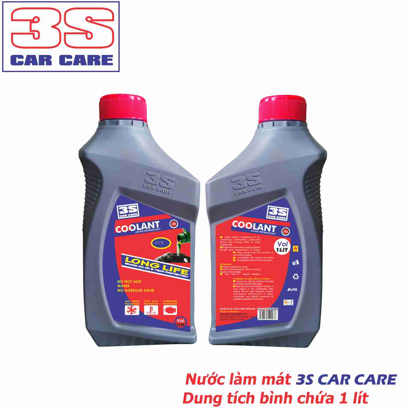 Nước làm mát đỏ 3S Car care