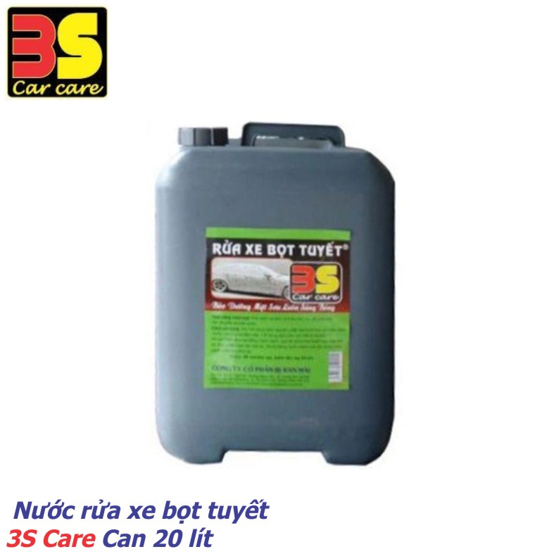 Nước rửa xe bọt tuyết 3S Care Can 20 lít