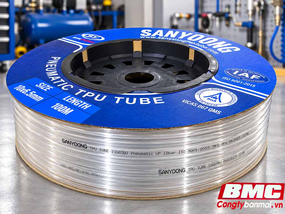 ống dây hơi khí nén PU Sanyoong 16x12mm