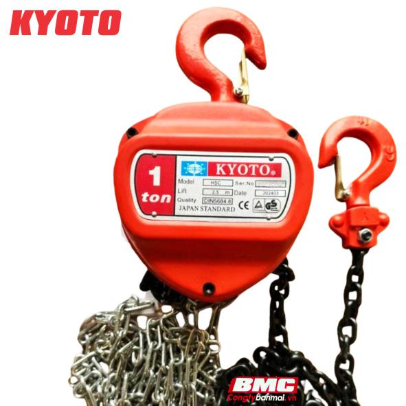 Pa lăng xích kéo tay Kyoto 1 tấn 5 mét HSC1050