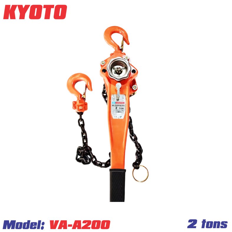 Pa lăng xích lắc tay kyoto 2 tấn x 1,5 mét VA-A200