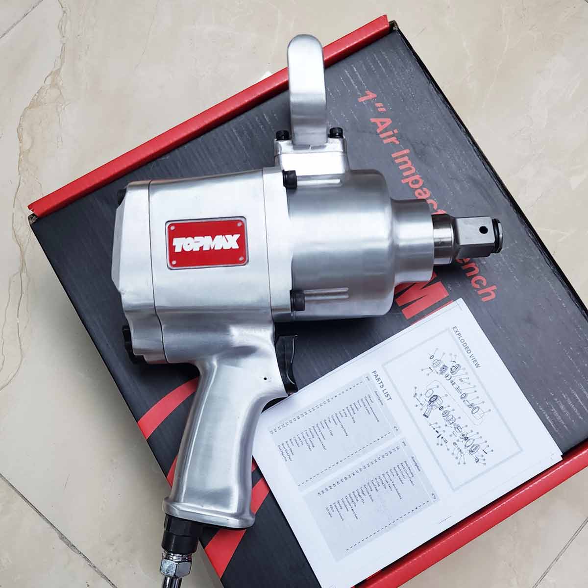 súng xiết bu lông hơi 1 inch Topmax TP-5500P