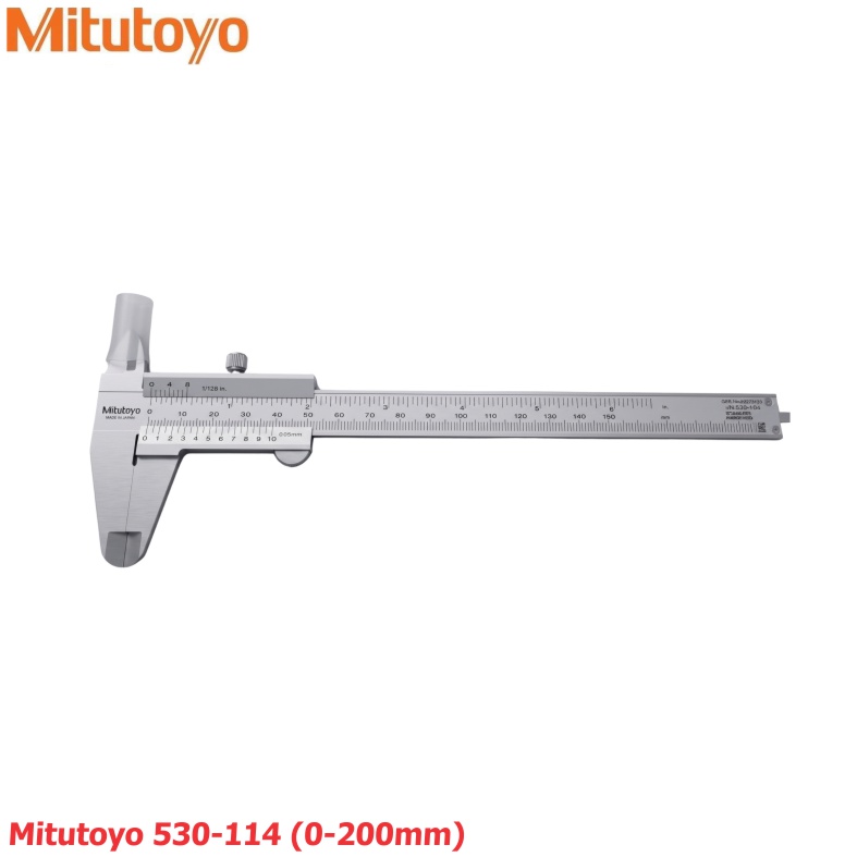 Thước cặp cơ khí Mitutoyo 530-114 (0-200mm)