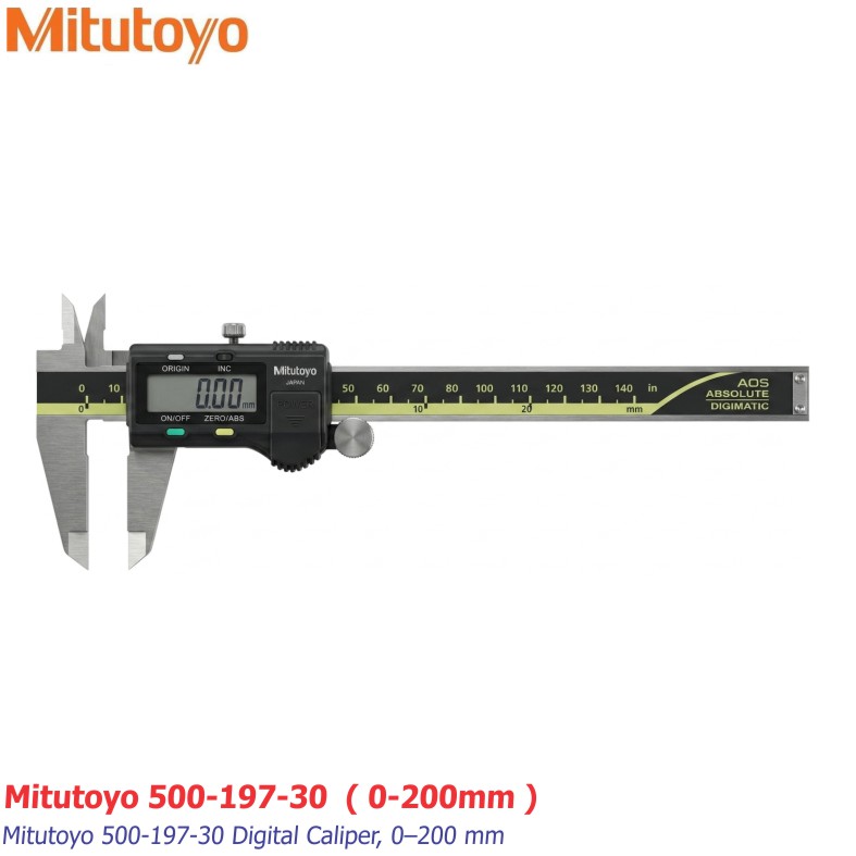Thước cặp điện tử Mitutoyo 500-197-30 (0-200mm/8'')