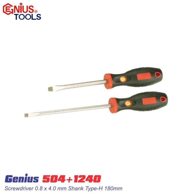 Tô vít 2 cạnh Genius dài 180mm 504+1240