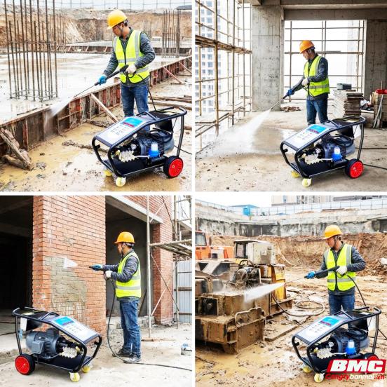 ứng dụng máy xịt rửa công nghiệp cao áp AR ITALY 22KW AR-500