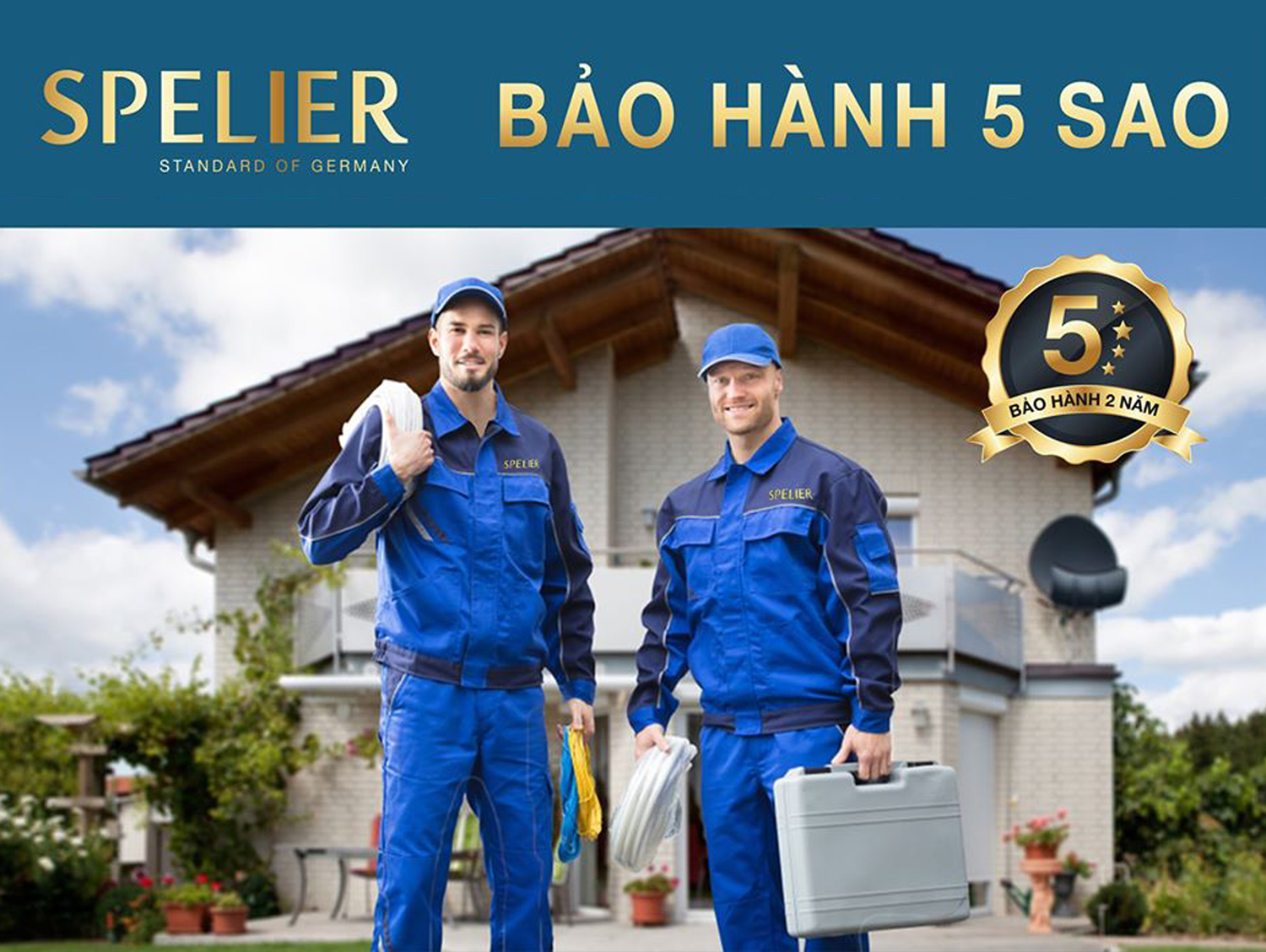 SPELIER - BẢO HÀNH 5 SAO