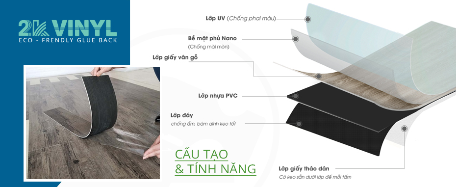 Sàn nhựa có keo sẵn - giá rẻ nhất HCM