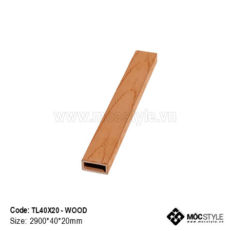 Thanh lam gỗ nhựa Ultra PVC TL40x20 Wood MỘC STYLE