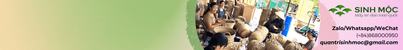Sản xuất mây tre đan xuất khẩu
