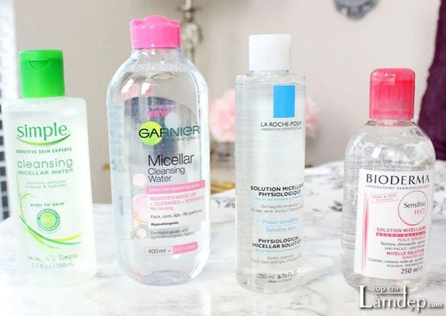 Top 10 nước tẩy trang không cồn tốt nhất năm 2025