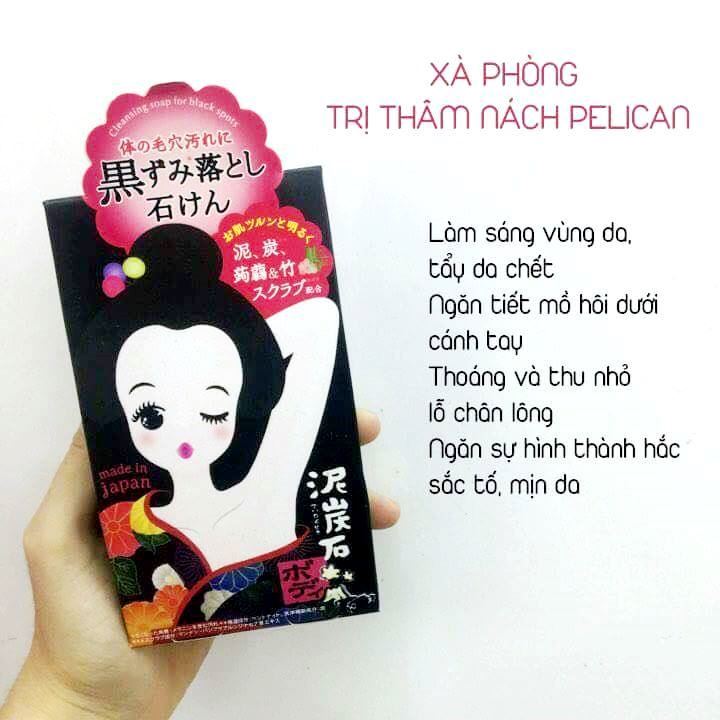 XÀ PHÒNG TRỊ THÂM NÁCH PELICAN Nhật Bản Mẫu Mới 2019 Mỹ Phẩm Alacarte