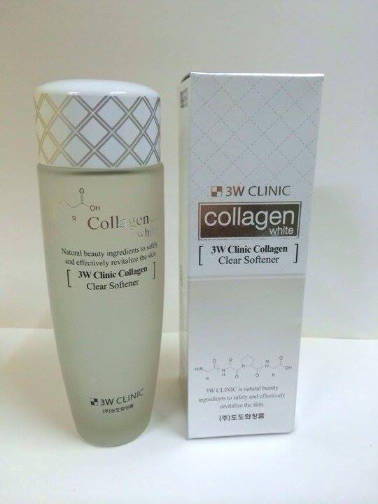 NƯỚC HOA HỒNG 3W CLINIC COLLAGEN WHITE 150ML (MÀU TRẮNG) Mỹ Phẩm Alacarte