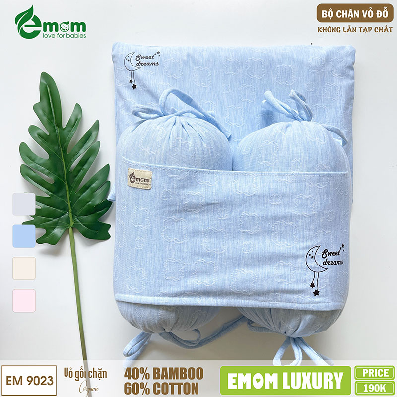 Bộ gối chặn vỏ đỗ EMOM LUXURY