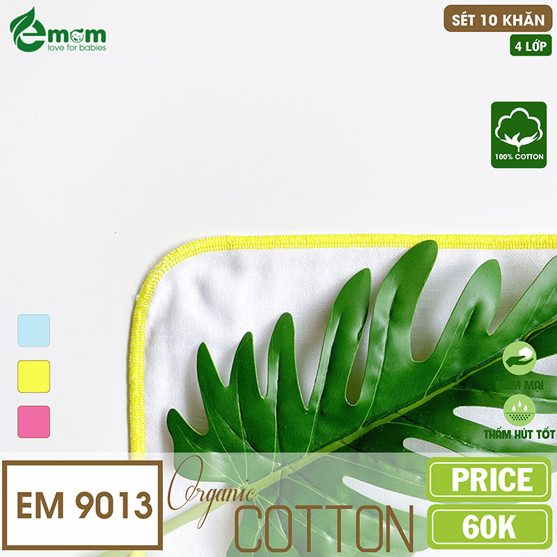 Khăn sữa EMOM 4 lớp cotton