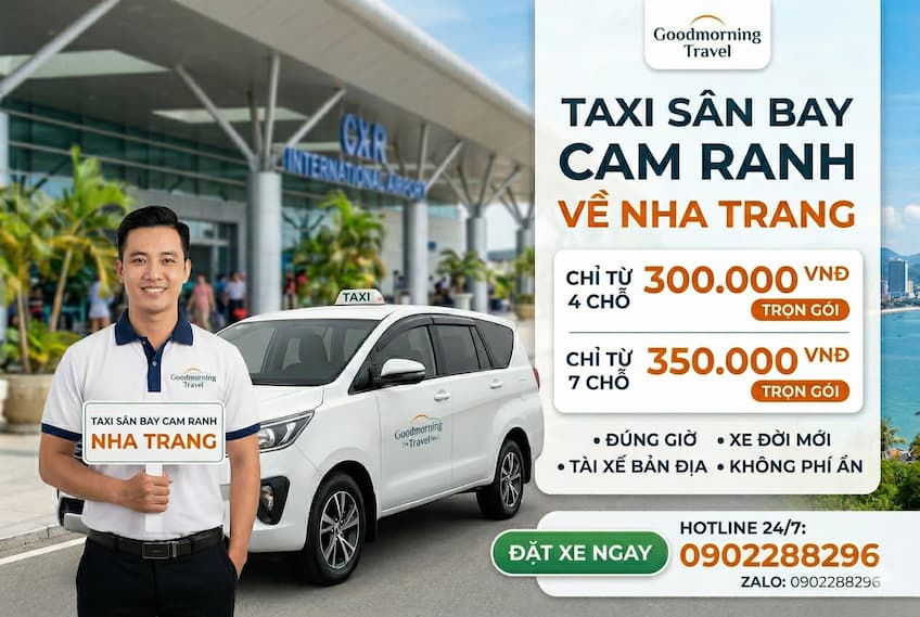 Xe sân bay Cam Ranh - Nha Trang