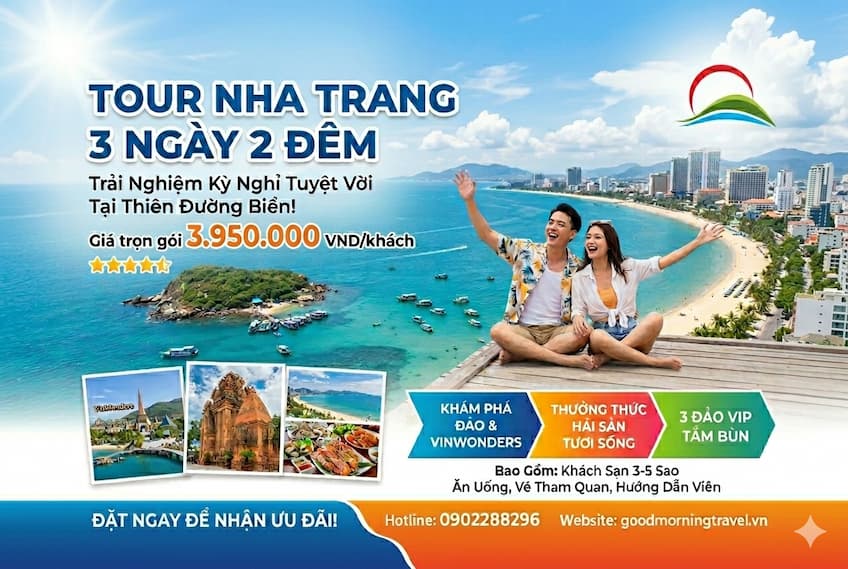 Tour Nha Trang 3 ngày 2 đêm