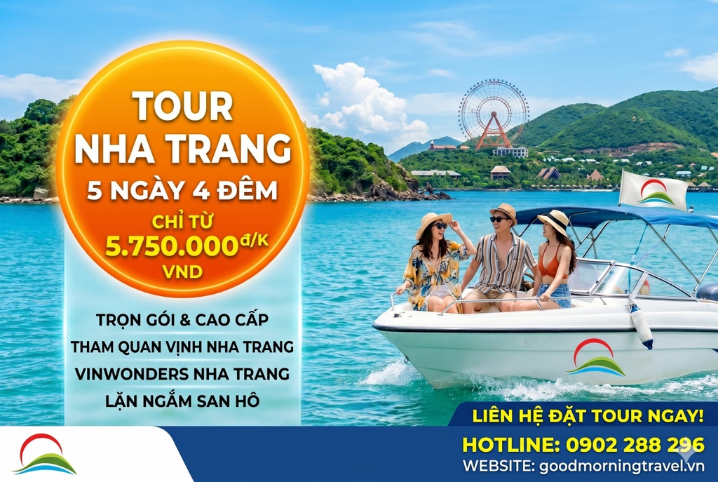 Tour Nha Trang 5 ngày 4 đêm