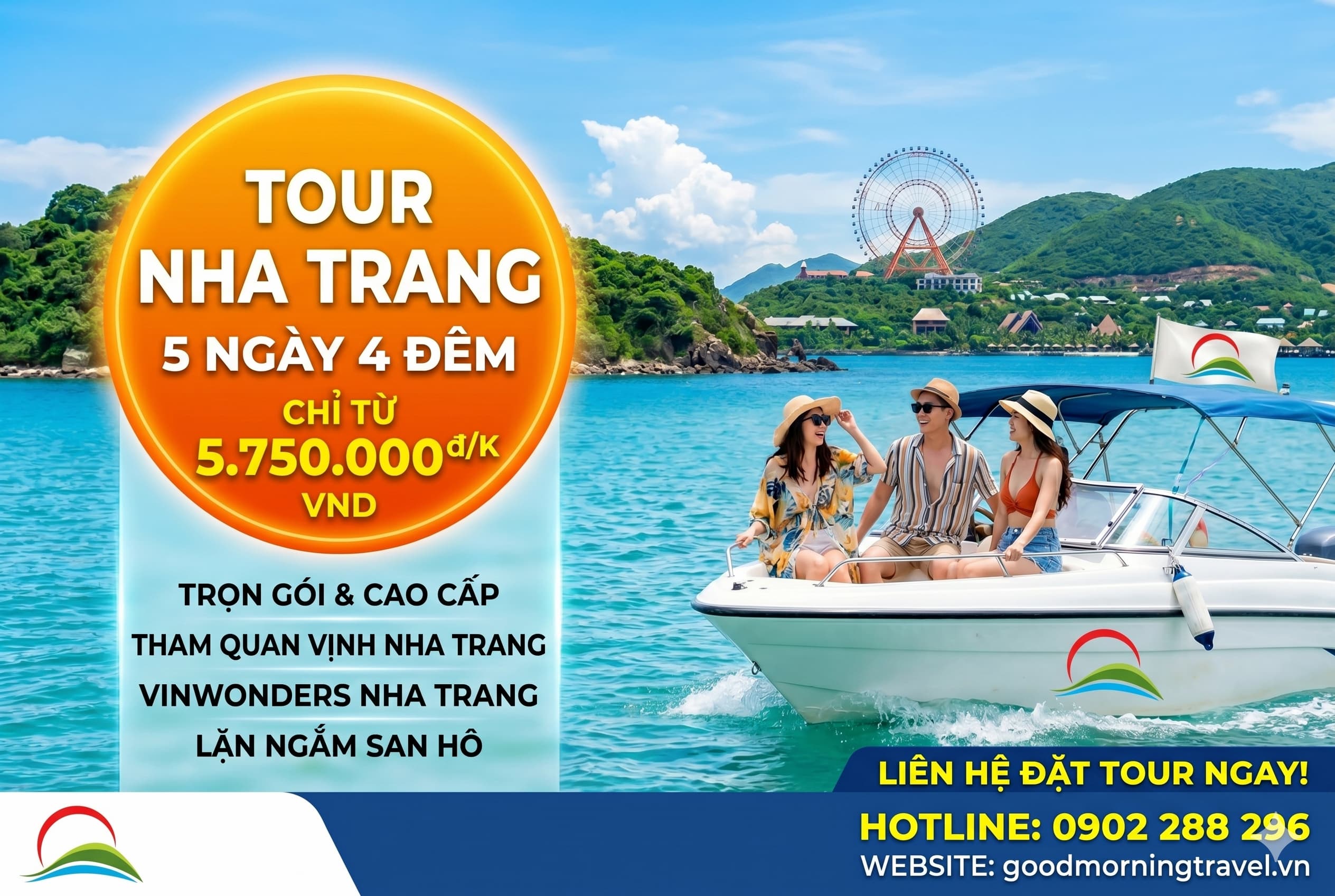 Tour du lịch Nha Trang 5 ngày 4 đêm