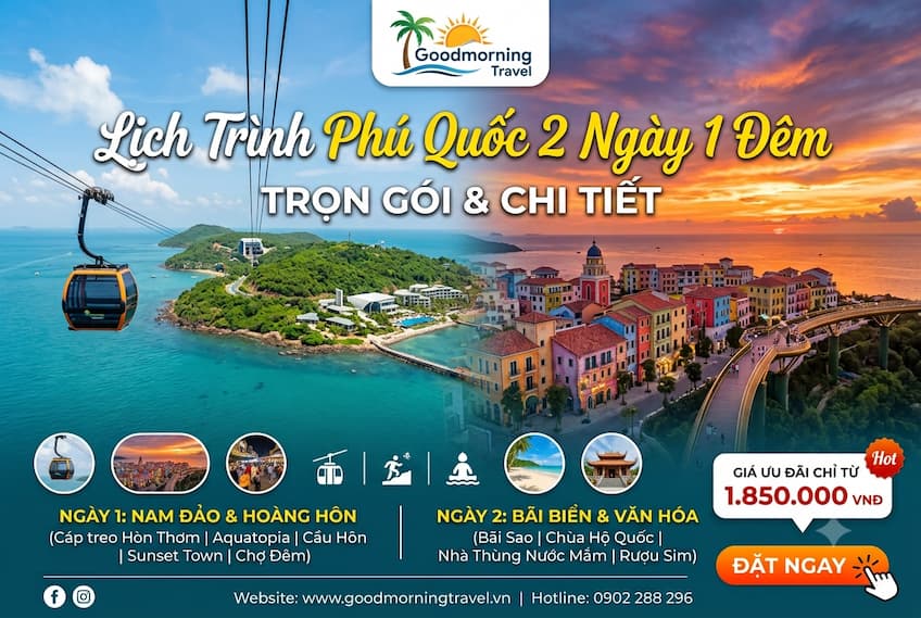 Tour Phú Quốc 2 ngày 1 đêm