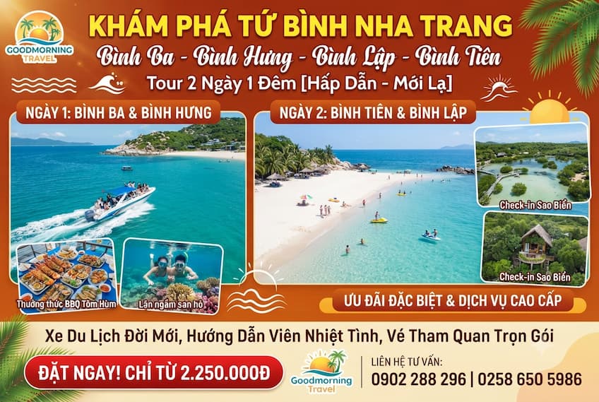 Tour Tứ Bình Nha Trang