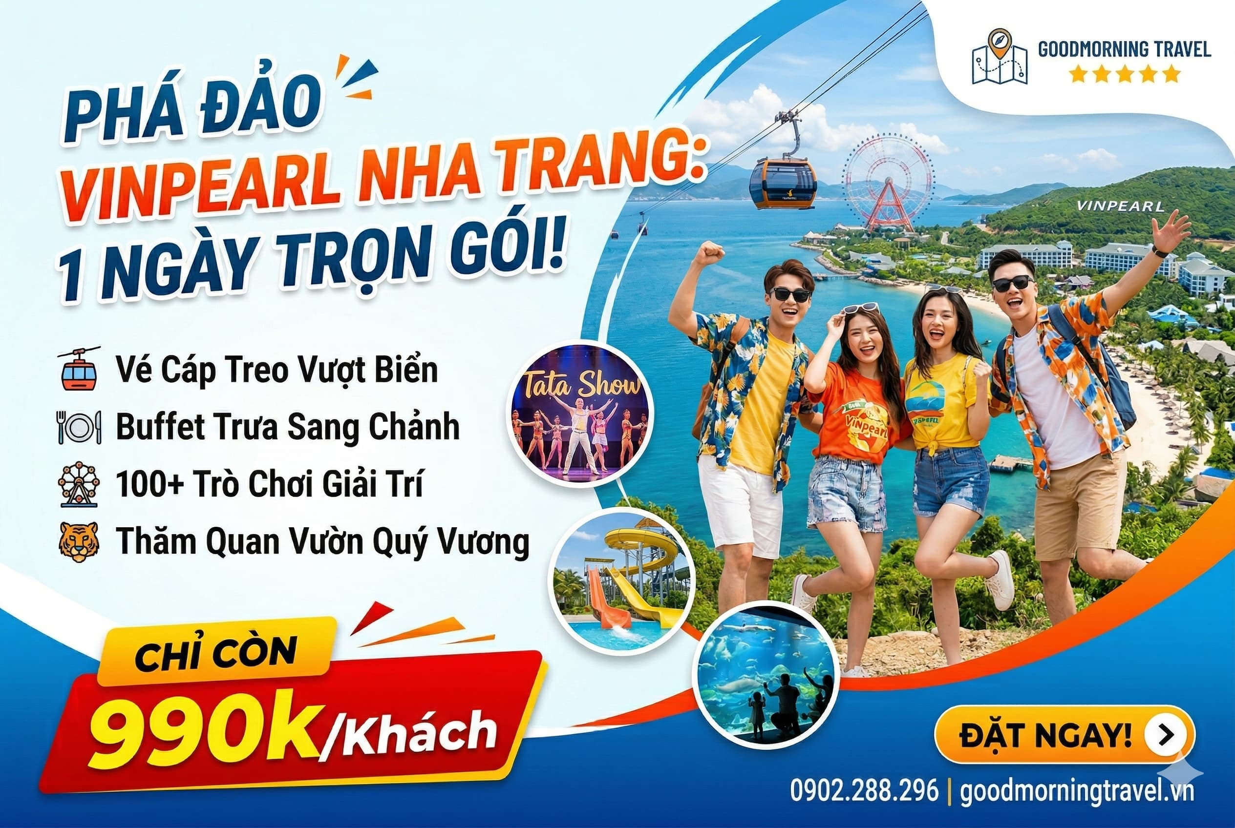 Tour Vinpearl Nha Trang 1 ngày