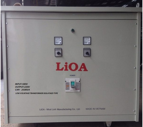 Biến Áp Đổi Nguồn Hạ Áp 3 Pha 250kva LiOA 3K252M2DH5YC (cách ly)