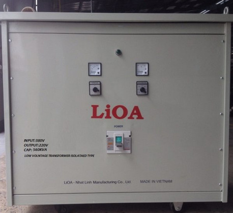 Biến Áp Đổi Nguồn Hạ Áp 3 Pha 560kva LiOA 3K562M2YH5YT (loại Tự Ngẫu)