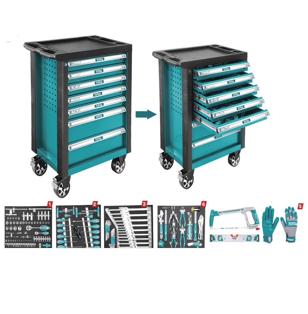 Bộ 162 món trong xe đựng công cụ - THPTCS71621 | SIÊU THỊ MÁY MÓC THIẾT BỊ