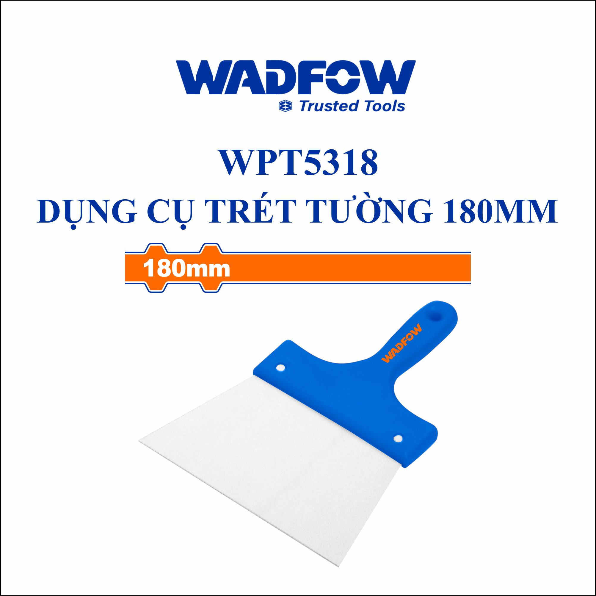 Dụng cụ trét tường 180mm wadfow WPT5318 | SIÊU THỊ MÁY MÓC THIẾT BỊ