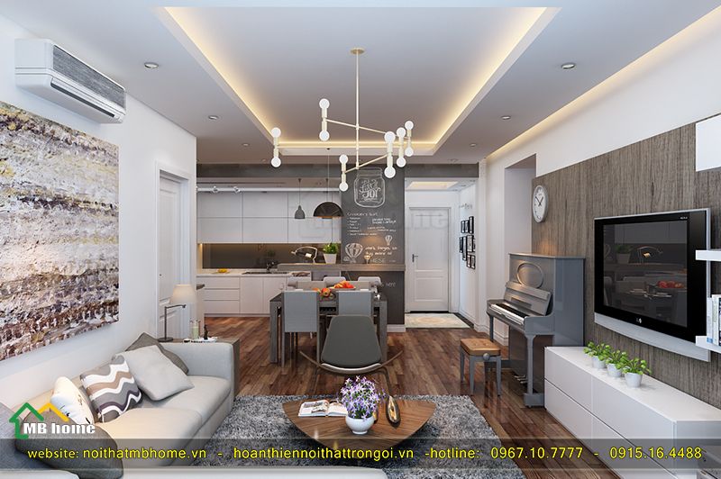 thiết kế nội thất phòng khách