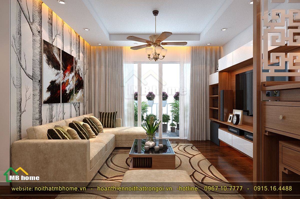 thiết kế phòng khách